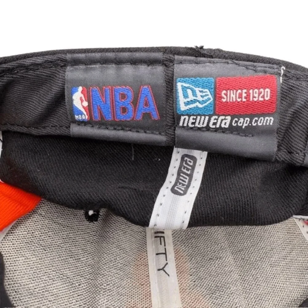 New Era Men's New York Fitted Cap Black‎ Orange OS